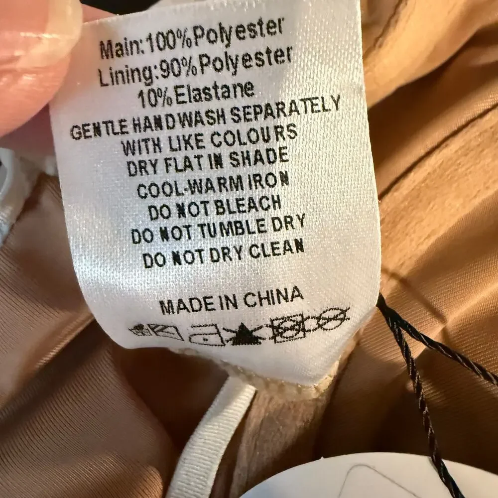 NWT White Fox No Looking Back Bodysuit Women's Size S White Polka Dot Underwired - Picture 10 of 10